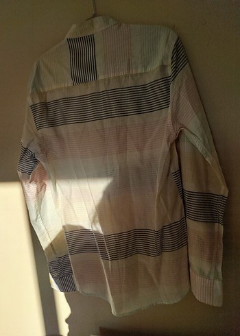 Pamuklu Beyaz Uzun Kollu Erkek Gömlek - Görsel 5