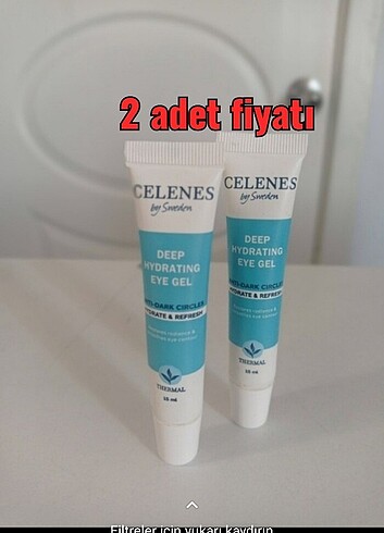 Celenez göz altı kremi(2 adet fiyati)