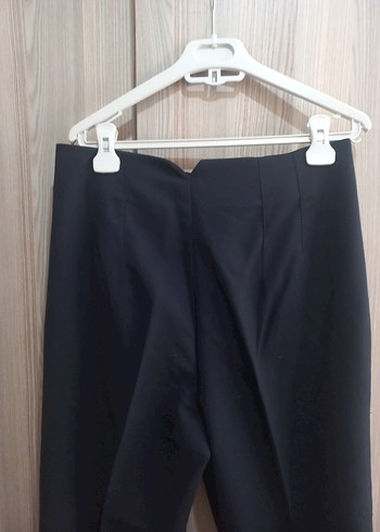 Kadın Lacivert Piliseli Kumaş Pantolon - Görsel 5