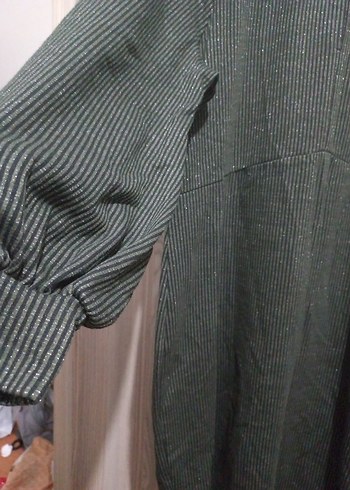 Siyah Uzun Kollu Triko Elbise - Görsel 5