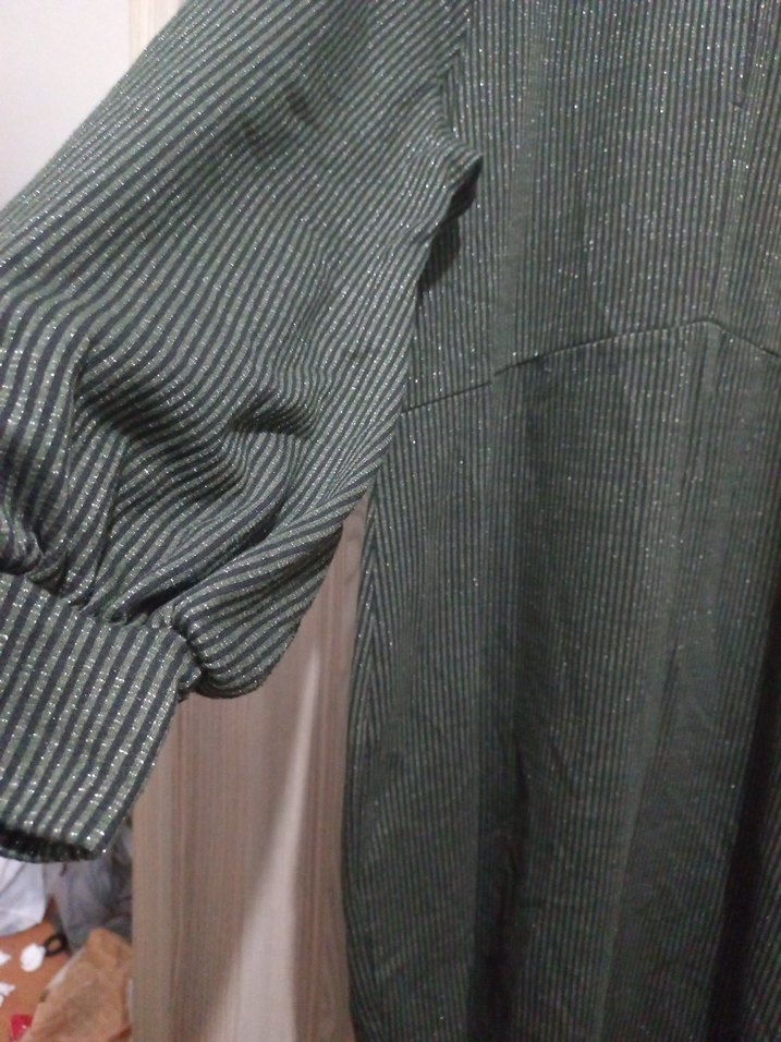 Siyah Uzun Kollu Triko Elbise - Görsel 5