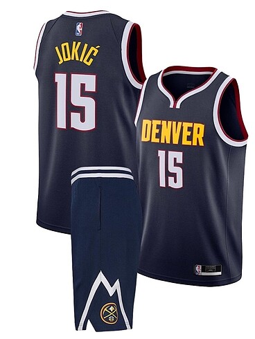 Denver Nuggets Joki? Çocuk Basketbol Forması ve Şort Takımı
