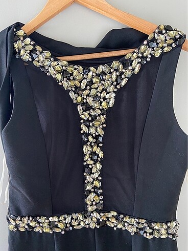 Çok şık gece elbisesi - Görsel 11