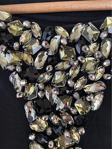 Çok şık gece elbisesi - Görsel 9