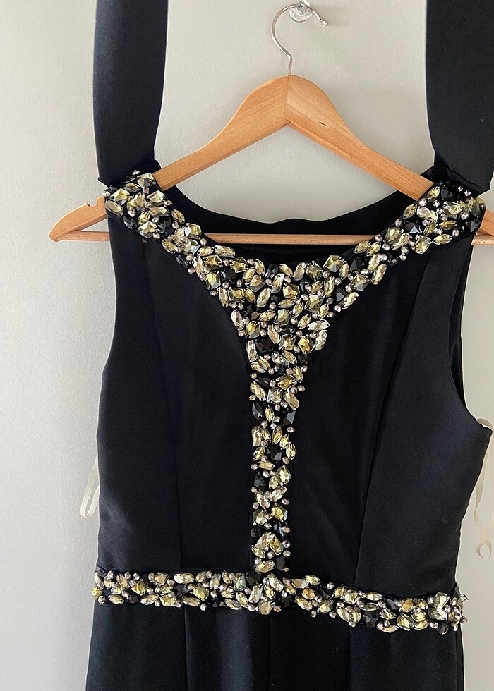 Çok şık gece elbisesi - Görsel 5