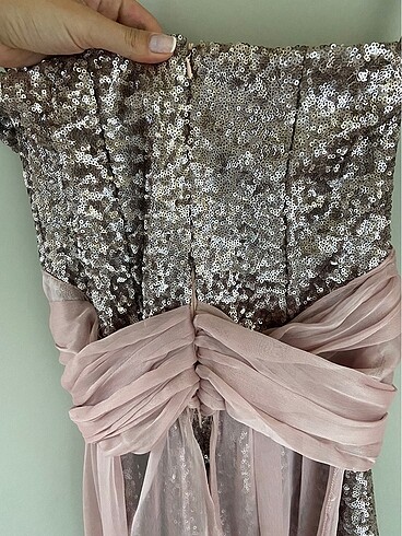 Payetli Gece Elbisesi - Görsel 9