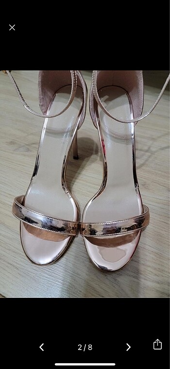 İnci Topuklu Ayakkabı - Görsel 7