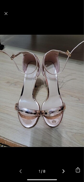 İnci Topuklu Ayakkabı - Görsel 8
