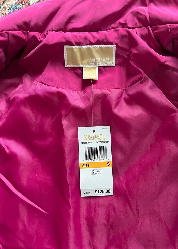 Fuşya Michael Kors Yelek - Görsel 3