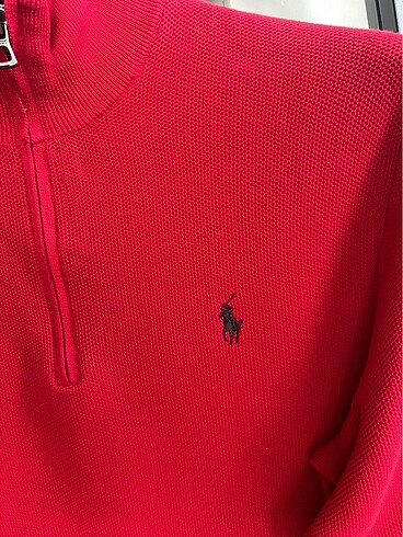 Polo Ralph Lauren Fermuarlı Kazak - Görsel 8