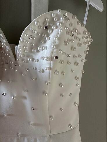 Urban Muse Beyaz Elbise - Görsel 5