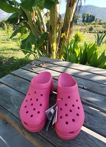 39 Beden pembe Renk #crocs #topuklu #pembe #39 #40