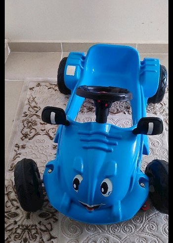 Renkli Mavi Oyuncak Araba - Görsel 2