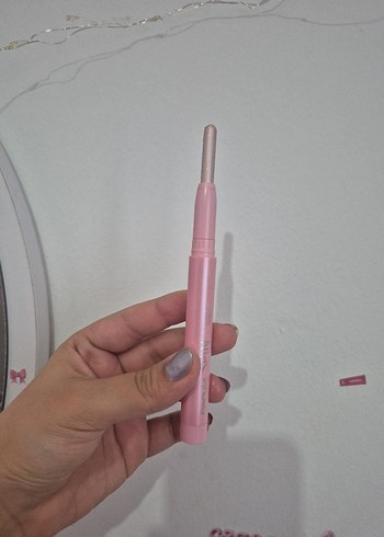 Pastel Pembe ışıltılı tonlar göz farı - Görsel 2