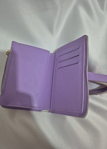 Pastel Mor Kadın Tokalı Cüzdan - Görsel 3