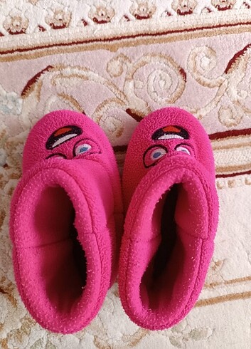 27 Beden pembe Renk Kız çocuk panduf