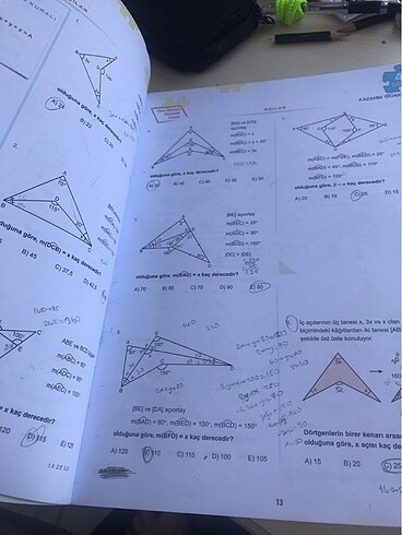  Tyt ayt geometri test kitabı üçdörtbeş ve acil yayınları
