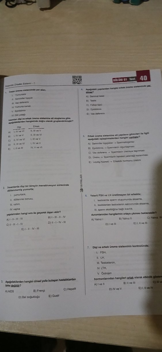 AYT Biyoloji Soru Bankası 3D Video Çözümlü - Görsel 2