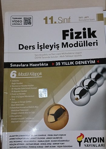 11. Sınıf Fizik Sınav Hazırlık Kitabı - Görsel 3