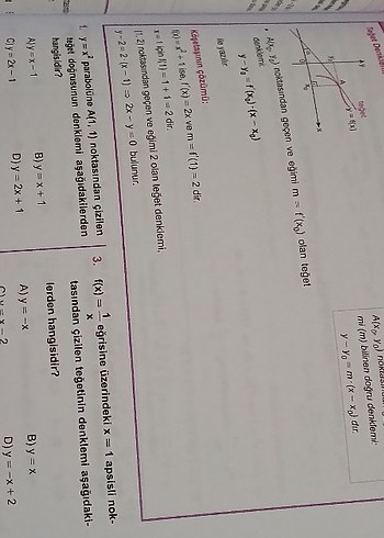 AYT Hazırlık Türev Sınav Kitabı - Görsel 3