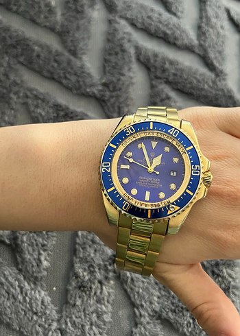 Altın Renkli Klasik Erkek Kol Saati - Görsel 6