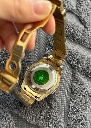 Altın Renkli Klasik Erkek Kol Saati - Görsel 2