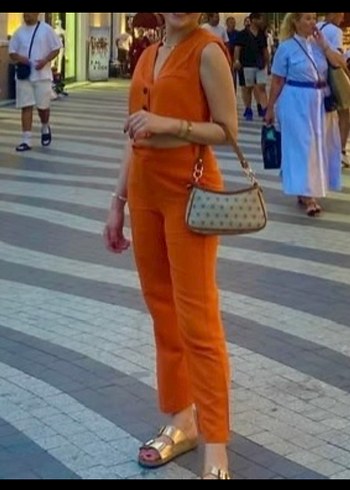 Trendyol & Milla Turuncu Kadın ikili Takım