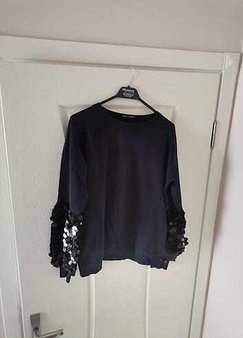 m Beden Palet detaylı sweatshirt