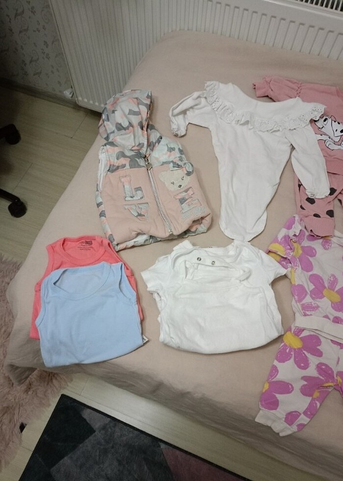 Toplu satış 3/6 aylık kız bebek  - Görsel 3