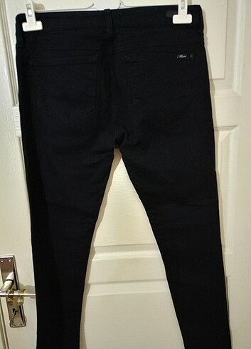 Siyah yırtmaclı Jean  - Görsel 5