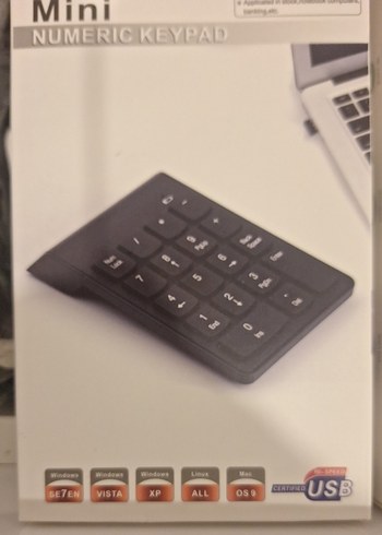 Mini Siyah Sayısal Klavye - Görsel 2