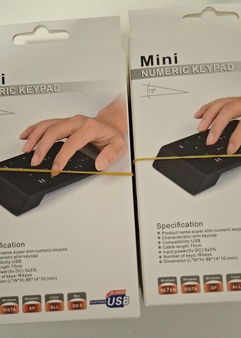 Mini Sayısal Klavye Siyah - Görsel 3