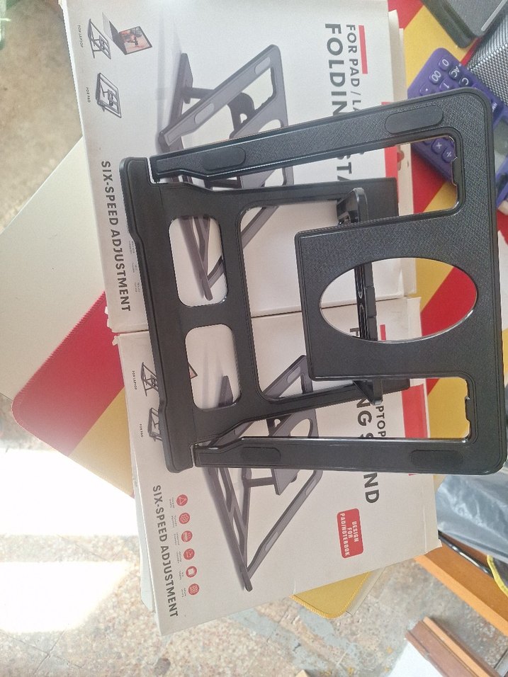 Ayarlanabilir Katlanabilir Laptop ve Tablet Standı 3lu gelir - Görsel 2