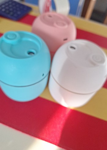 Renkli Mini Hava Temizleyici ve Nemlendirici 3 adet - Görsel 2