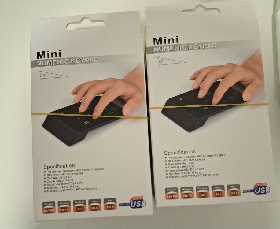 Mini Siyah Sayısal Klavye - Görsel 3