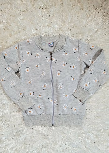 Fermuarlı Kız Sweatshirt