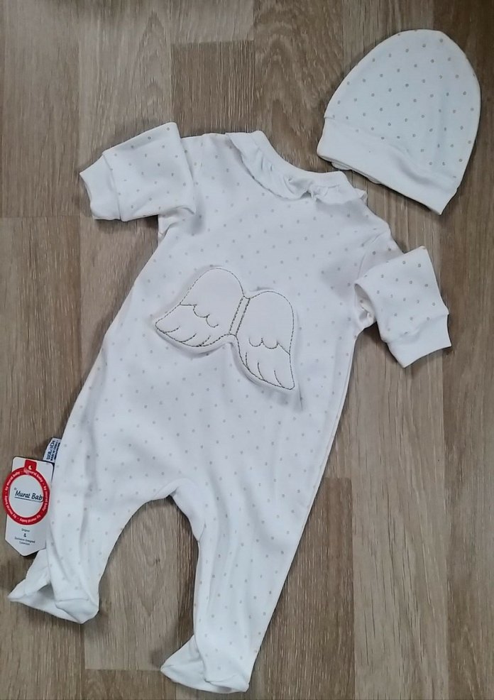Nakışlı Pamuklu Bebek Tulumları - Görsel 4