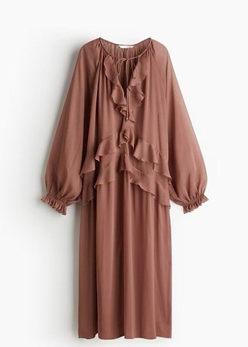 şifon elbise - Görsel 6