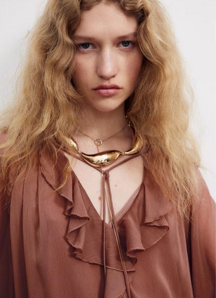 şifon elbise - Görsel 4