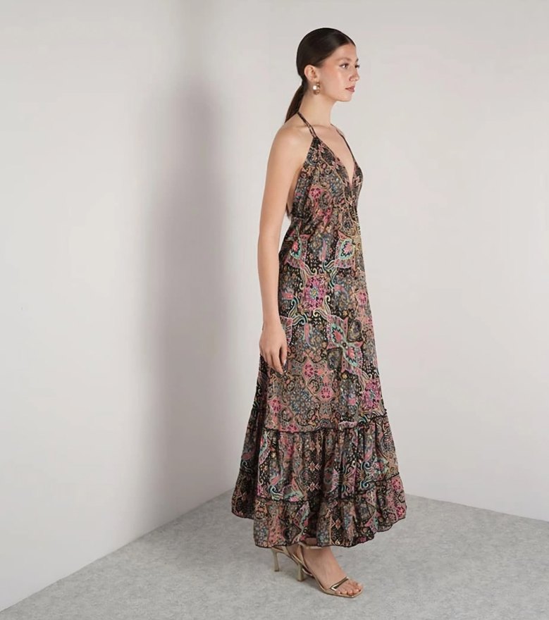 İPEK Uzun Elbise - Görsel 5