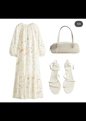 H&M DESENLİ ELBİSE - Görsel 6