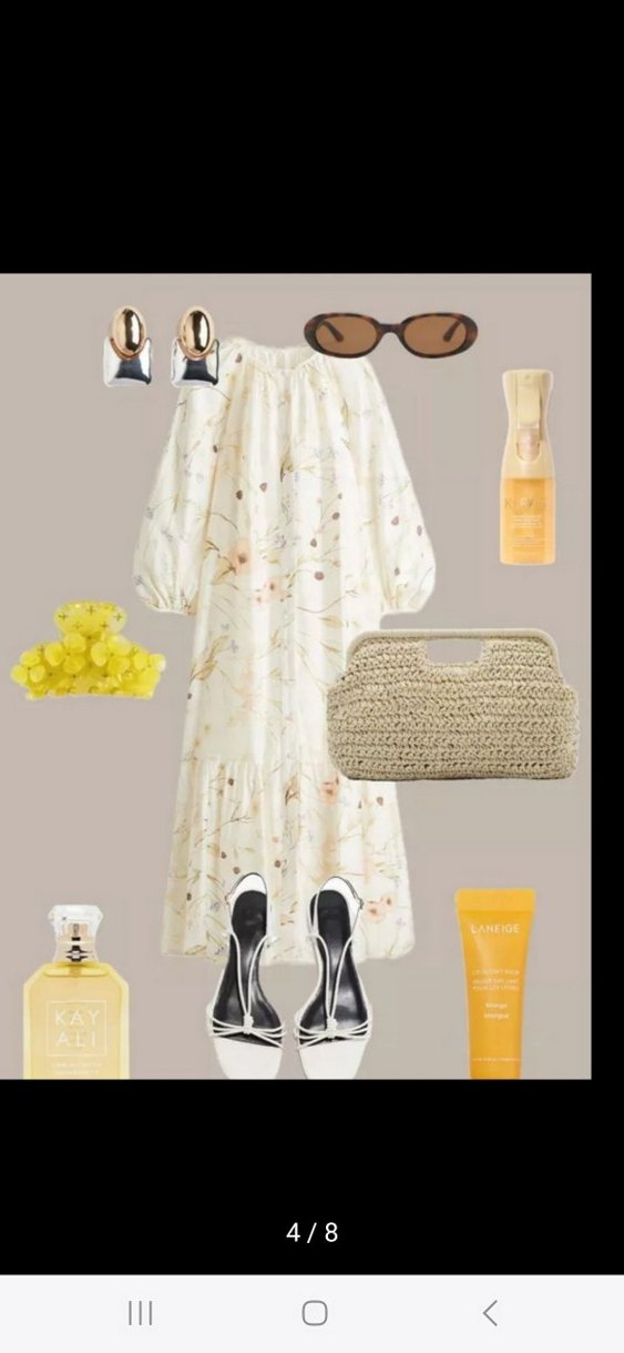 H&M DESENLİ ELBİSE - Görsel 5