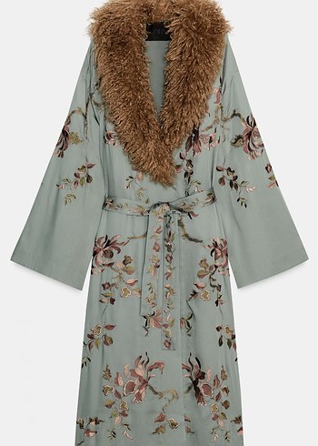 Uzun İşlemeli Kimono - Görsel 3