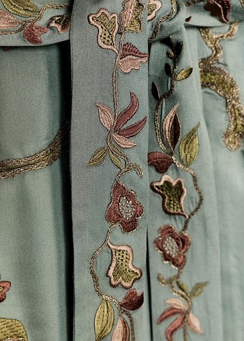 Uzun İşlemeli Kimono - Görsel 7