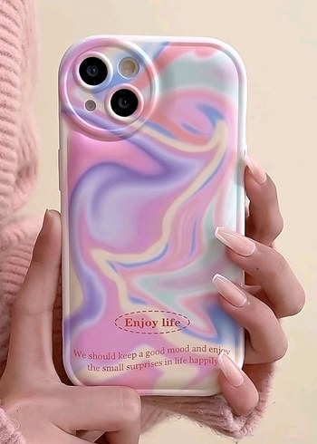 Pastel Renkli Parlak Pop Kültür Telefon Kılıfı iPhone 13