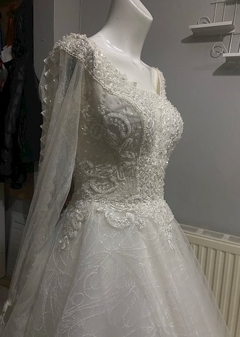 Vintage dantel boncuk işlemeli - Görsel 3