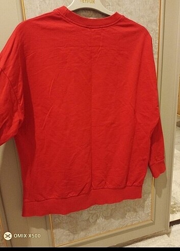s Beden kırmızı Renk Sweatshirt