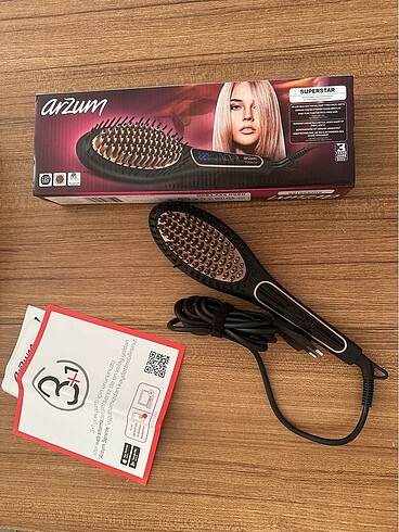 Arzum saç düzleştirici fırça