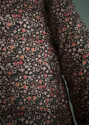 Desenli Kadın Midi Mont - Görsel 2