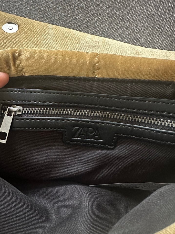 Mango Süet  Çanta - Görsel 5